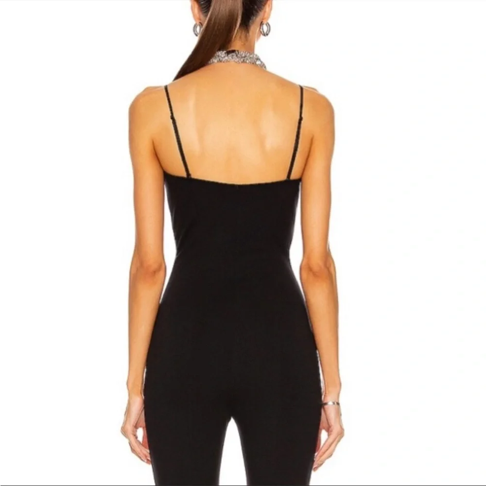 Wolford × Amina Muaddi One Piece Strapless Catsuit Jumsuit Black Org $870 small - Picture 6 of 12